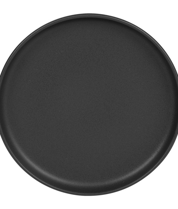 Assiette à dessert Uno noir...