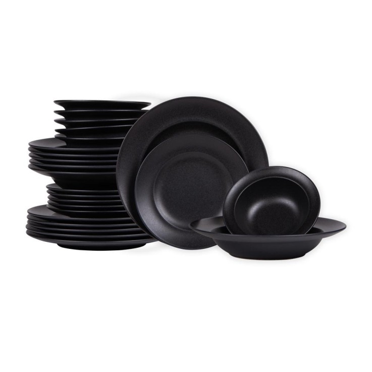 Service d'assiettes Neo 24 pièces en grès