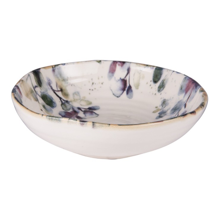 Assiette creuse Garden 19 cm (lot de 6) en faïence