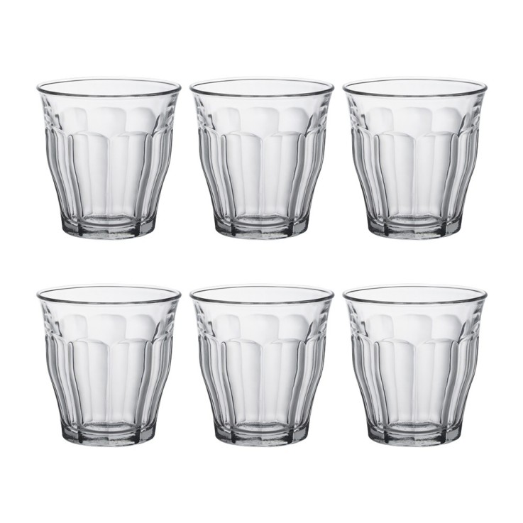Boîte de 6 gobelets Picardie 16 cl en verre