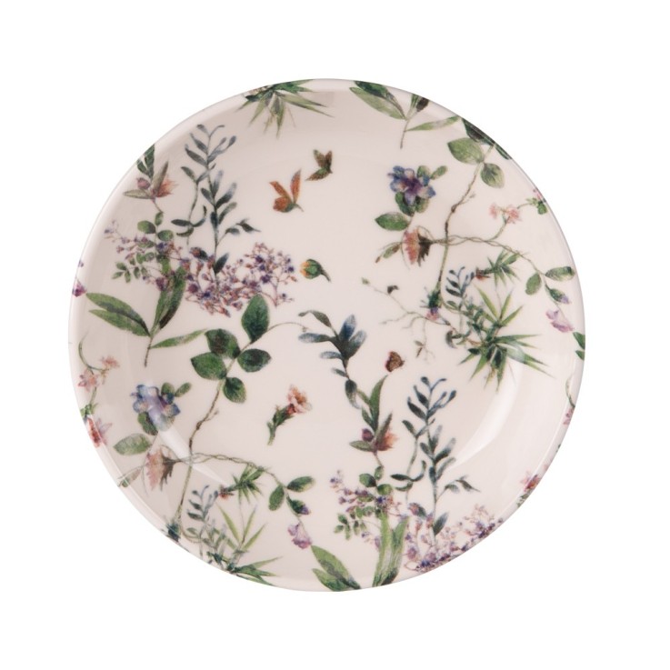 Assiette creuse Champêtre 19 cm (lot de 6) en faïence
