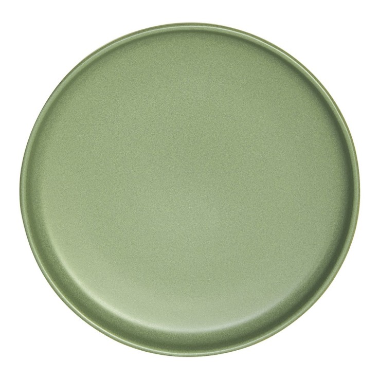 Assiette à dessert Uno amande 22 cm (lot de 6) en grès