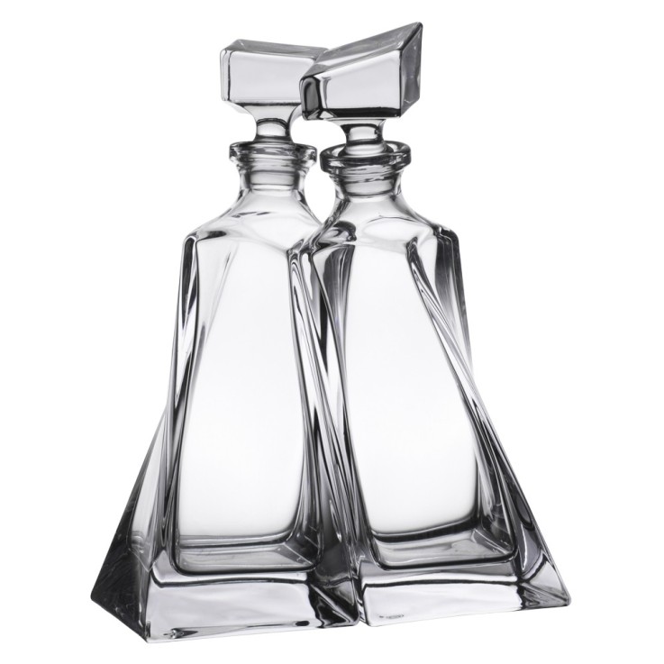 Set de 2 carafes Lovers 0,5 l en cristallin