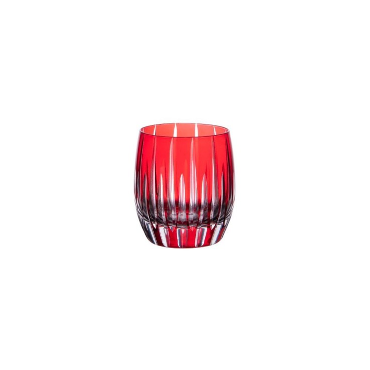 Coffret de 6 gobelets Divina rouge 37,5 cl en cristallin