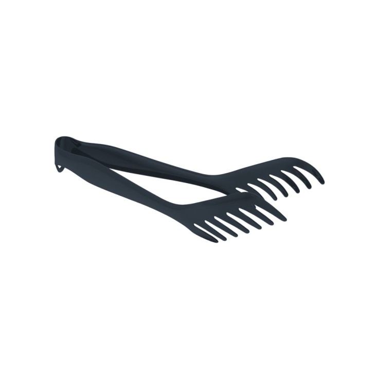 Pince à spaghetti bleu nuit 24 cm en inox