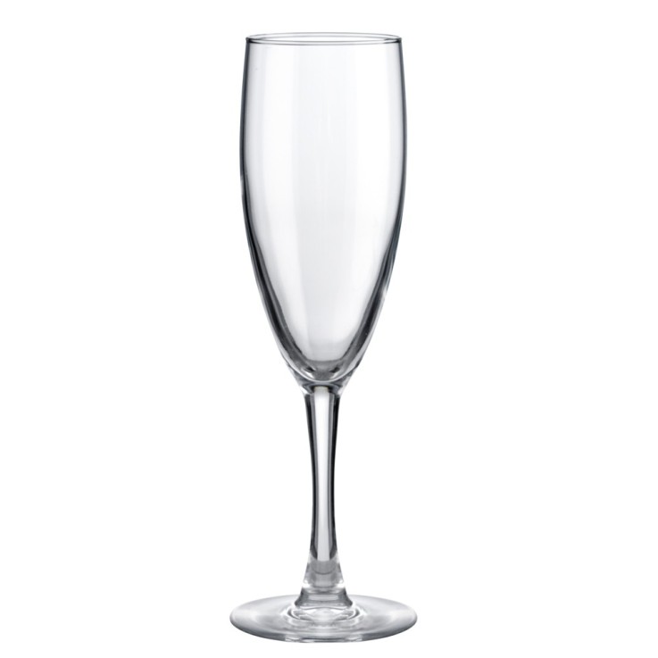 Boîte de 12 flûtes à champagne trempées Merlot 15 cl en verre