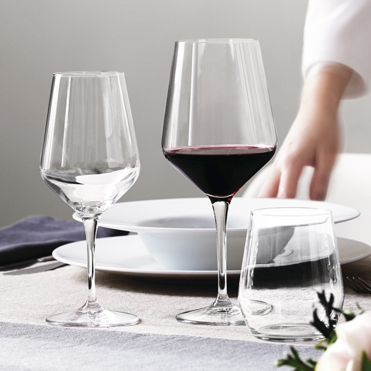 Boîte de 6 verres à vin Electra 44 cl en cristallin