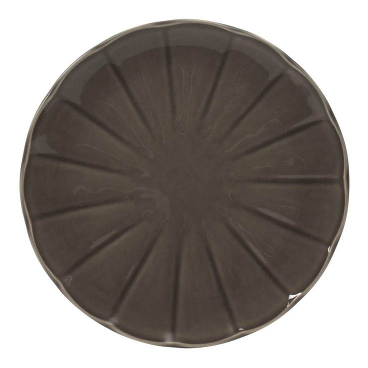 Assiette plate Venice 27 cm (lot de 6) en grès