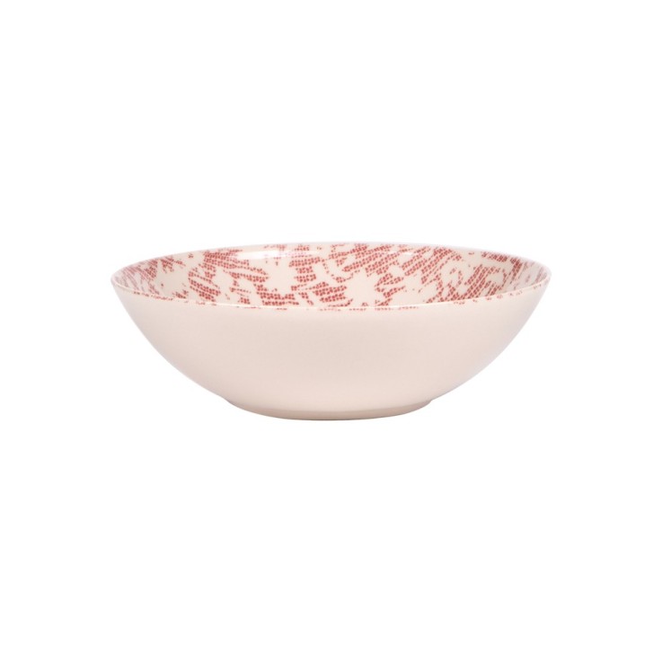 Saladier Léa rouge 24 cm en grès