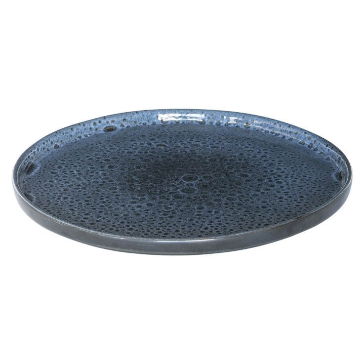 Assiette plate Abysses 27 cm (lot de 6) en grès