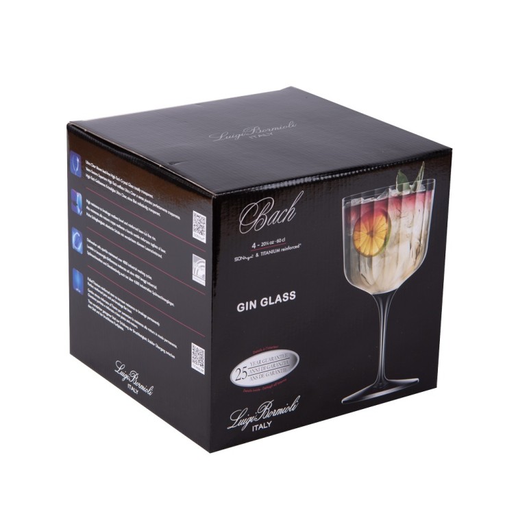 Boîte de 4 verres à Gin Bach 60 cl