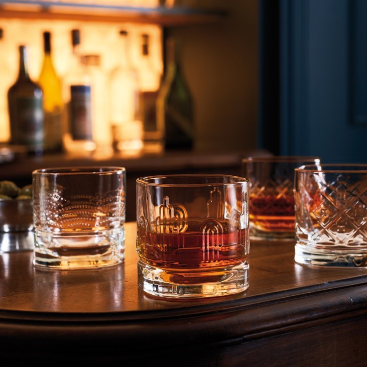 Coffret 4 verres à whisky Dandy30 cl