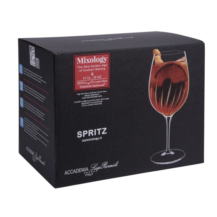 Verre à pied Spritz Mixology 57 cl (lot de 6) en cristallin