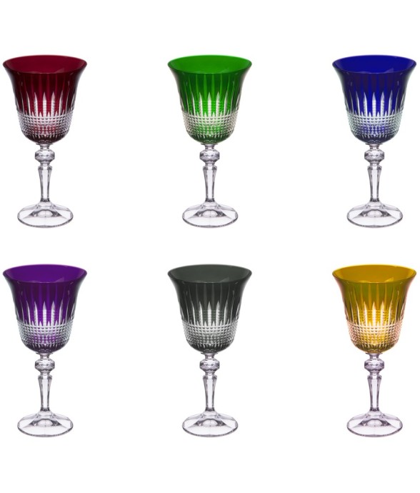 Coffret de 6 verres à pied...