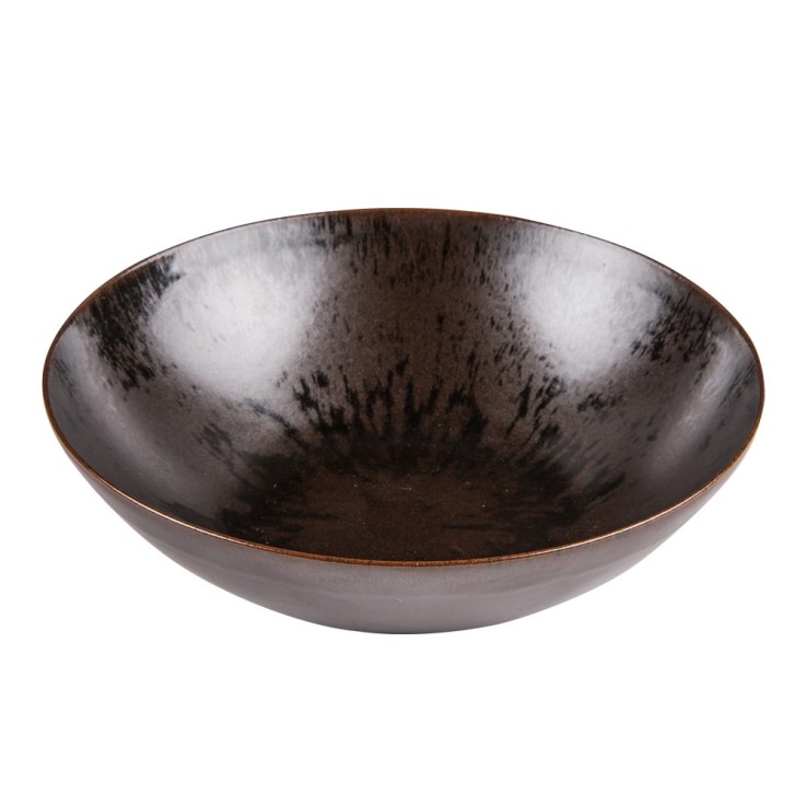 Saladier Onyx 24 cm en grès