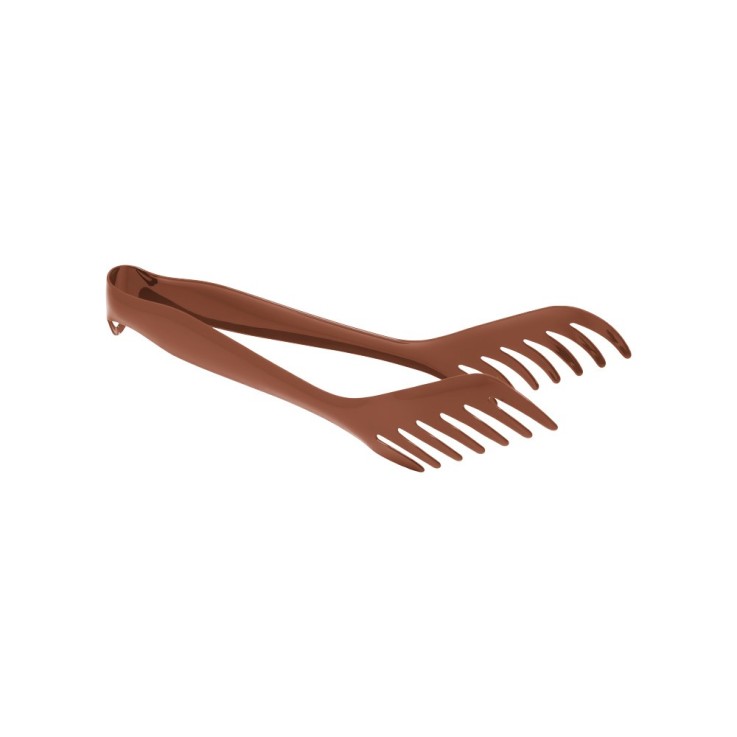 Pince à spaghetti cuivre 24 cm en inox