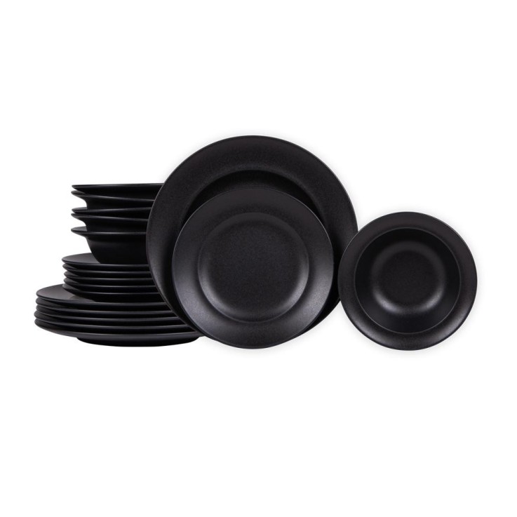 Service d'assiettes Neo 18 pièces en grès