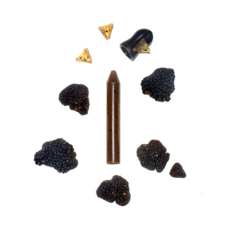 Crayon d'assaisonnement à tailler - Brisures de truffe noire - Coffret 1 crayon 18g + 1 taille-crayon
