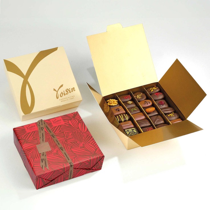 Ballotin Prestige de chocolats - Voisin - 24 chocolats - 250g