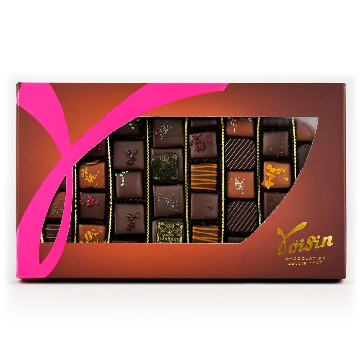 Boîte de chocolats 'Grands classiques' - Voisin - Boîte de 20 chocolats (220g)