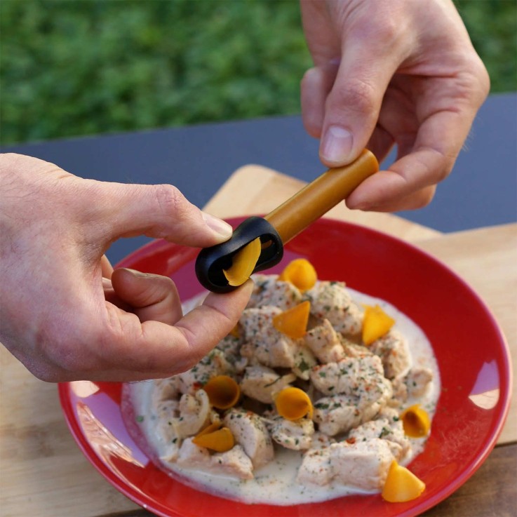 Crayon d'assaisonnement à tailler - Curry et Curcuma bio - Coffret 1 crayon 18g + 1 taille-crayon