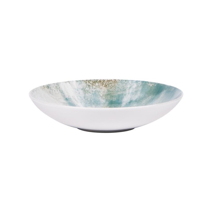 Assiette creuse Islande 22 cm (lot de 6) en grès