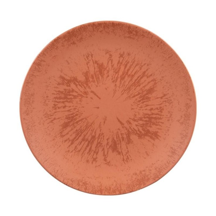 Service d'assiettes 24 pièces Onyx Terracotta en grès