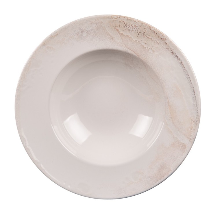 Assiette à pates Mojave 27 cm (lot de 6) en grès