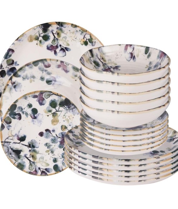 Service d'assiettes Garden...