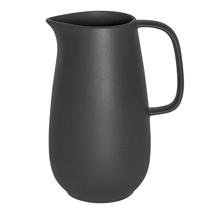 Pichet uno 2 l noir en grès