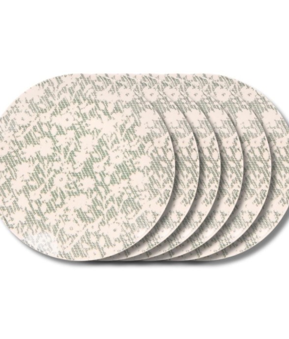 Assiette plate Léa verte 27...
