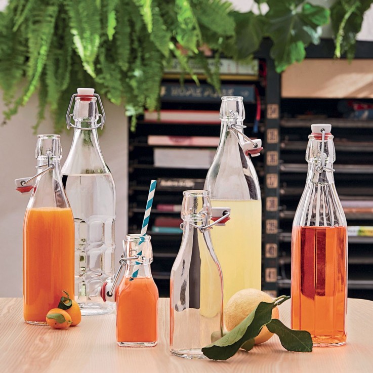 Bouteille à limonade Swing 1 l en verre