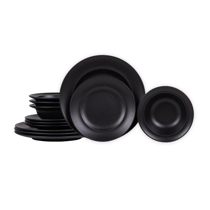 Service d'assiettes Neo 12 pièces en grès