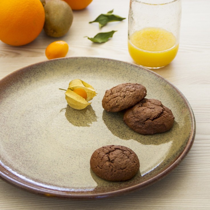 Assiette plate Cilaos 27,5 cm (lot de 6) en grès