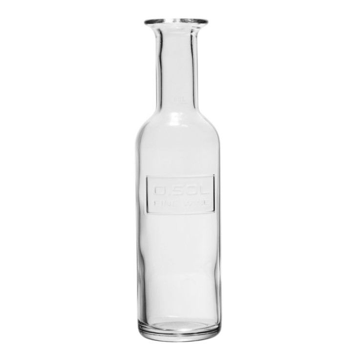 Carafe à vin avec jauge Optima 0,5 l en verre