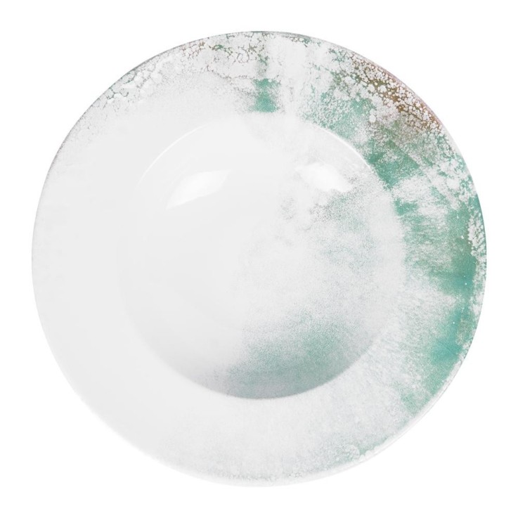 Assiette à pâtes Islande 27 cm (lot de 6) en grès