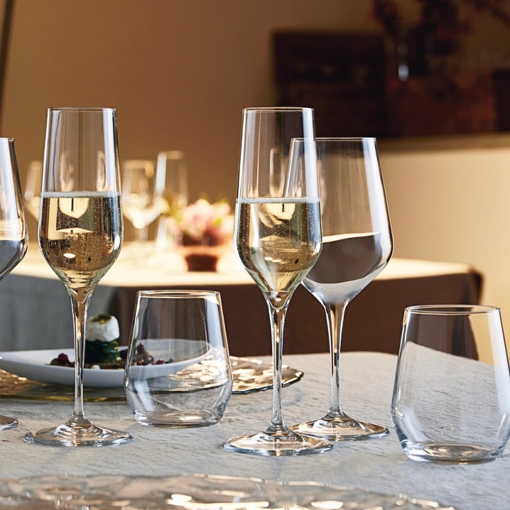 Boîte de 6 gobelets Electra 38 cl en cristallin