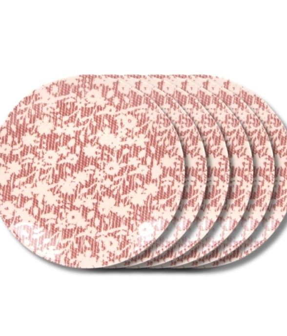 Assiette plate Léa rouge 27...
