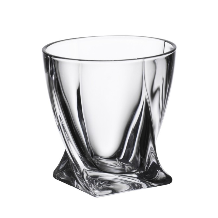 Verre à whisky Quadro 340 ml (lot de 6) en cristallin