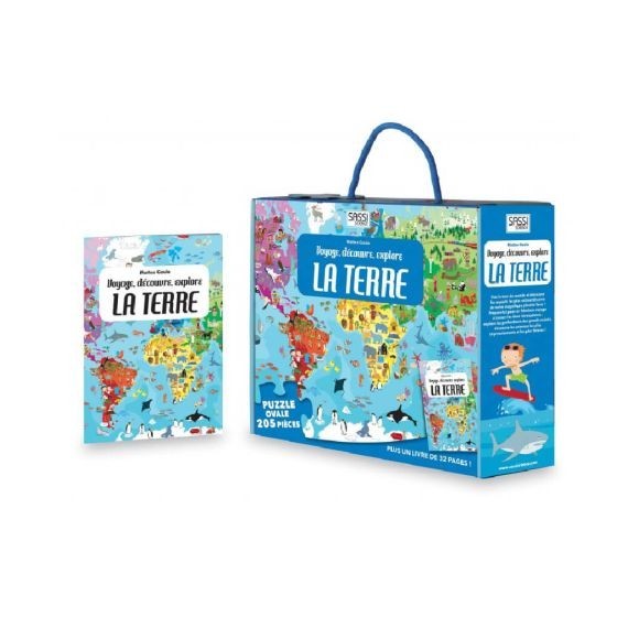 Coffret La Terre : Livre & Puzzle