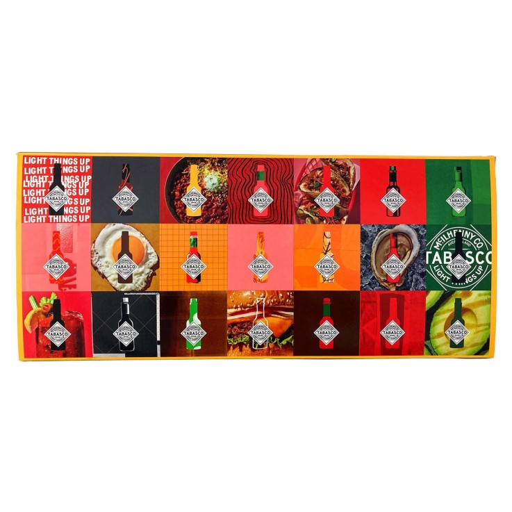 Coffret Tabasco Sizzling Set - 7 saveurs x 150ml - Coffret 7 bouteilles de 148/150ml