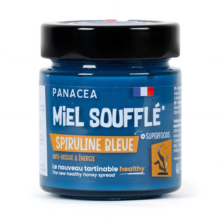Miel soufflé spiruline - Pot de 180g