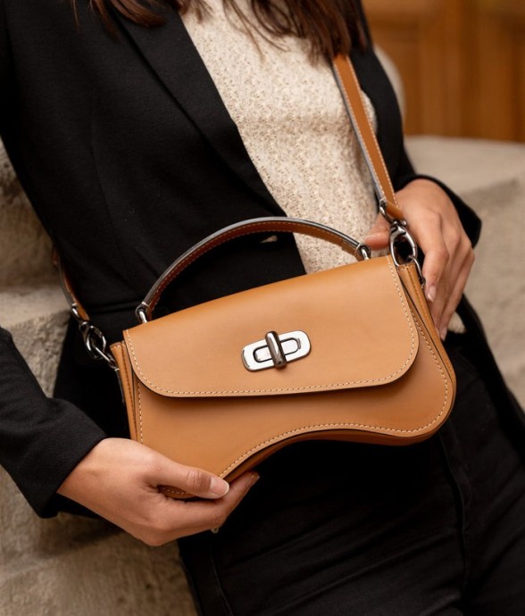 Sac baguette Jappeloup Cuir...