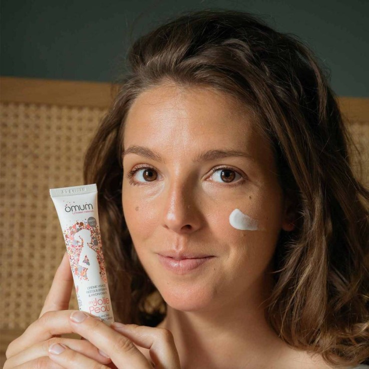 Crème visage rééquilibrante & hydratante aux prébiotiques Ma Jolie Peau (40 ml) Bio