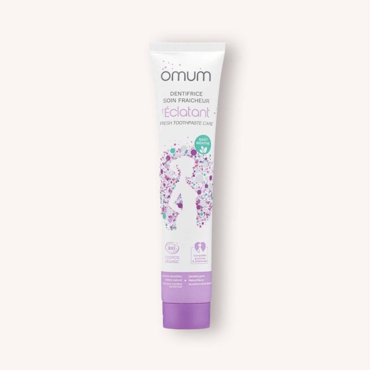 Dentifrice Soin Fraicheur Gencives et Dents Sensibles Sans Fluor L’Eclatant (75 ml) Bio