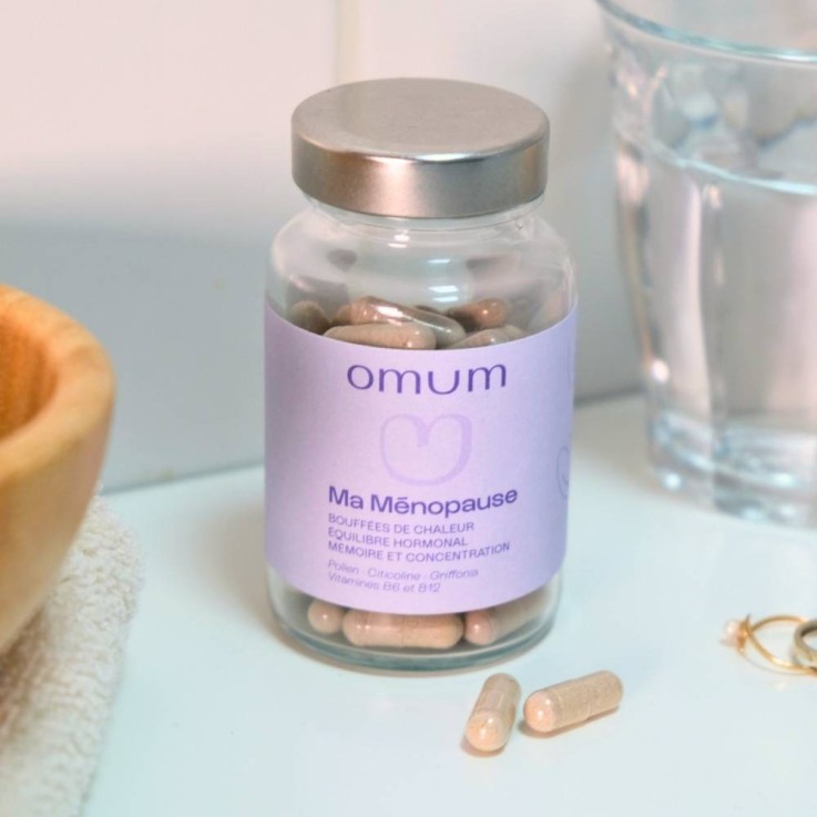 Complément Alimentaire Ménopause Bouffées de chaleur, Mémoire, Concentration, Fatigue Ma Ménopause (42 gélules) Vegan