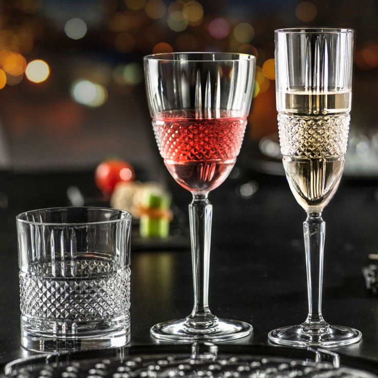 Flûte Brillante 18,5 cl (lot de 6) en cristallin