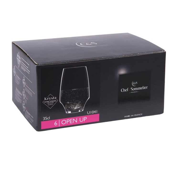 Gobelet forme haute Open up 35 cl (lot de 6) en kwarx