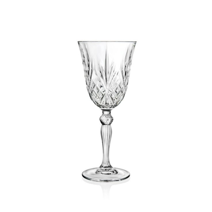 Boite de 6 verres à pied Mélodia 27 cl en cristallin