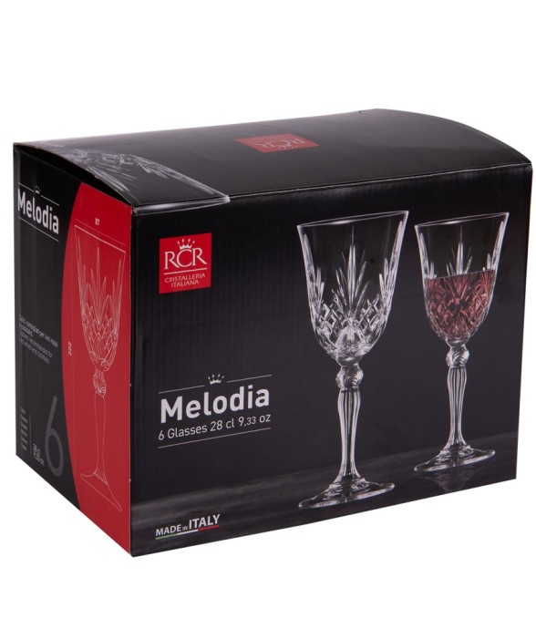 Boite de 6 verres à pied...